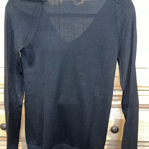 2/$15 Loft women’s black xs sweater - Picture 4 of 12